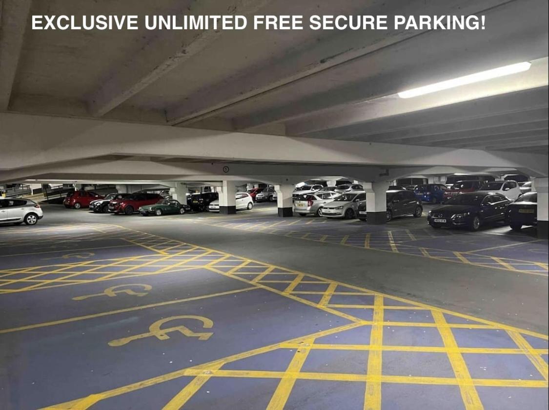 King Deluxe City Apt Large Balcony& Free Parking! Leeds  Exteriör bild