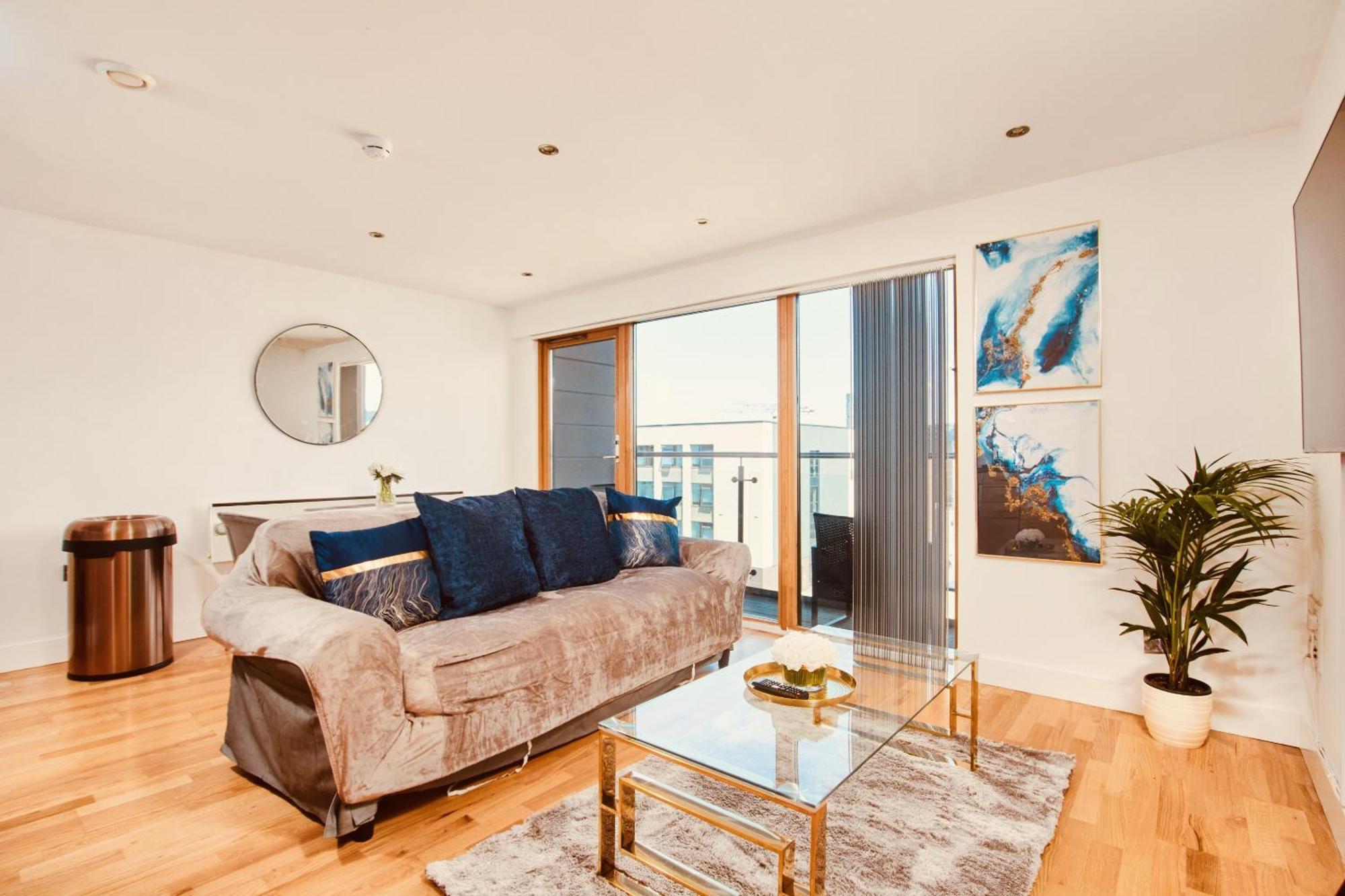 King Deluxe City Apt Large Balcony& Free Parking! Leeds  Exteriör bild